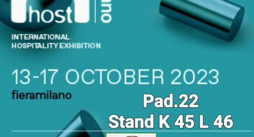 HOST MILANO 2023- PAD. 22 STAND K45 L46